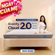 Nệm foam Comfy Cloud 2.0 siêu đàn hồi dày 15cm