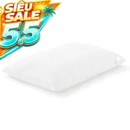 Gối foam cao cấp Tempur Comfort Soft giảm áp lực cổ vai gáy