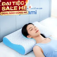 [BST Ngủ mát] Gối foam Comfy Nami ngủ nhanh mây tuyết, định hình cổ vai gáy
