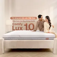 Nệm foam làm mát, kháng khuẩn nâng đỡ 5 vùng Comfy Lux 1.0