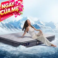 Nệm lò xo túi độc lập Amando Elite Plus ngủ mát, êm sâu dày 25cm