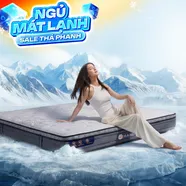 Nệm lò xo túi độc lập Amando Elite Plus ngủ mát, êm sâu dày 25cm