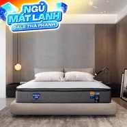 Nệm lò xo Spring Air Back Supporter Firm Plus nâng đỡ làm mát dày 26cm