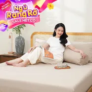 Bộ ga chun polyester gấm Amando Ellie đơn sắc 4 chi tiết Màu Be