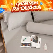 Bộ Ga chun microfiber Amando Ellie họa tiết 4 chi tiết