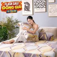 Bộ ga chun Lụa tencel cao cấp Amando Bliss 4 chi tiết mã TC007