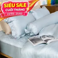 Bộ chăn ga chun chần Lụa Tencel cao cấp Amando Élan 5 chi tiết TC004