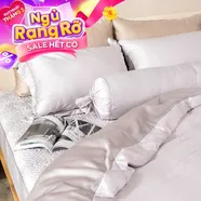Bộ chăn ga phủ chần lụa tencel cao cấp Amando Élan 5 chi tiết (TC001 và TC005)