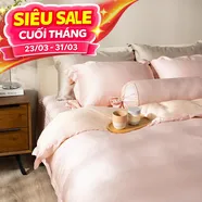 Bộ chăn ga phủ chần Lụa Tencel cao cấp Amando Élan 5 chi tiết TC002