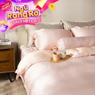 Bộ chăn ga chun chần Lụa Tencel cao cấp Amando Élan 5 chi tiết TC002