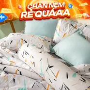 Bộ Ga chun microfiber Amando Ellie họa tiết 4 chi tiết