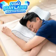 Gối foam Goodnight Nori 1.0 lượn sóng nâng đỡ cổ vai gáy