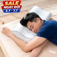 Gối foam Goodnight Nori 1.0 lượn sóng nâng đỡ cổ vai gáy