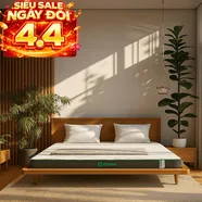 Nệm cao su thiên nhiên Gummi Premium detox giấc ngủ dày 10cm