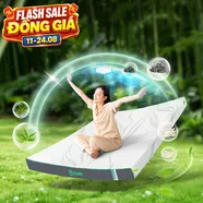 Nệm cao su thiên nhiên Gummi Premium detox giấc ngủ