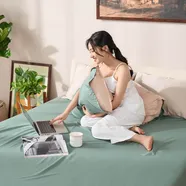 Bộ ga chun micro satin Amando Cozy 3 chi tiết