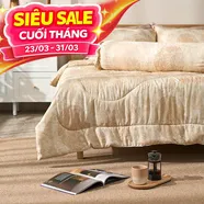 Chăn chần sợi gỗ thiên nhiên tencel Amando Aleena