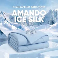 Chăn băng tuyết Amando Ice Silk mỏng nhẹ, giải nhiệt mùa hè