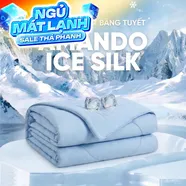 Chăn băng tuyết Amando Ice Silk mỏng nhẹ, giải nhiệt mùa hè
