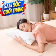 Gối lông vũ nhân tạo Goodnight Mochi siêu êm chuẩn khách sạn 5 sao