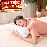 Gối lông vũ nhân tạo Goodnight Mochi siêu êm chuẩn khách sạn 5 sao
