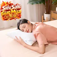 Gối lông vũ nhân tạo Goodnight Mochi siêu êm chuẩn khách sạn 5 sao
