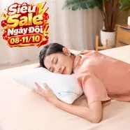 Gối lông vũ nhân tạo Goodnight Mochi siêu êm chuẩn khách sạn 5 sao