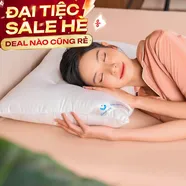 Gối lông vũ nhân tạo kiểu dáng định hình Goodnight Mochi
