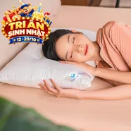 Gối lông vũ nhân tạo kiểu dáng định hình Goodnight Mochi