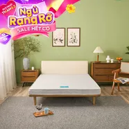 Nệm bông ép cao cấp Wonjun Pure Premium nâng đỡ vững chắc dày 12cm gấp 2