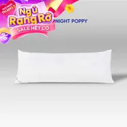 Gối ôm êm ái hiện đại Goodnight Poppy chuẩn công thái học, phù hợp với cơ thể người Việt (BST Ngủ Mát)
