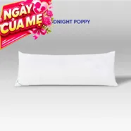 Gối ôm êm ái hiện đại Goodnight Poppy chuẩn công thái học, phù hợp với cơ thể người Việt (BST Ngủ Mát)