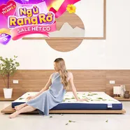 Nệm foam Goodnight Nagoya kháng khuẩn dày 12cm