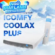 [BST Ngủ Mát] Nệm foam iComfy Coolax Plus Băng Lạnh Đa Tầng Dày 20cm