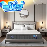 Nệm lò xo Spring Air Back Supporter Firm Cool nâng đỡ làm mát dày 26cm