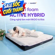 Nệm foam Kikoo Mát Lạnh Goodnight Active Hybrid Từ Đức