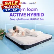 Nệm foam Kikoo Mát Lạnh Goodnight Active Hybrid Từ Đức
