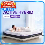 (Phiên bản Pro 2026 - x3 Kikoo) Nệm foam Goodnight Active Hybrid làm mát