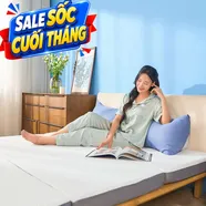 Nệm foam iComfy Fold 3.0 gấp 3 dày 10cm