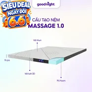 Nệm Foam Goodnight Massage 1.0