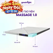 Nệm Foam Goodnight Massage 1.0