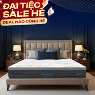 [Mới - Độc quyền] Nệm lò xo túi độc lập 3 vùng Dunlopillo de.Stress Powerful