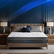 Nệm lò xo Dunlopillo de.Stress Release túi độc lập phân 5 vùng nâng đỡ chuyên sâu