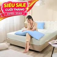 Combo Gối ôm Poppy kèm vỏ gối cooling