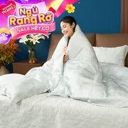 Vỏ chăn chần Amando Wellness Tencel Luxe họa tiết