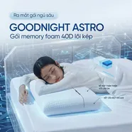 Gối ngủ sâu Memory foam 40D Goodnight Astro lõi kép