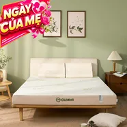 Nệm cao su Gummi Hybrid - công nghệ đa tầng, gấp 2 kháng khuẩn, siêu thoáng mát