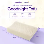Gối cao su thiên nhiên công thái học Goodnight Tofu