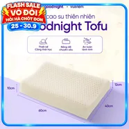 Gối cao su thiên nhiên công thái học Goodnight Tofu