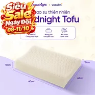 Gối cao su thiên nhiên công thái học Goodnight Tofu